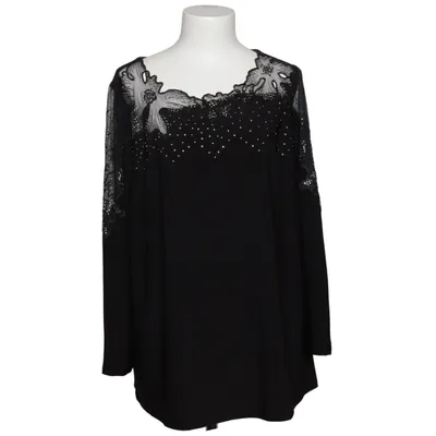 Top (Black) from Mona Elastane, Polyester
