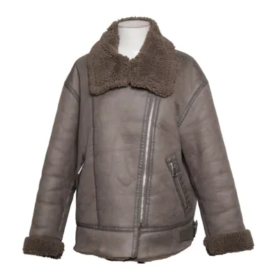 Shearling Jacke (Grau) von Zara