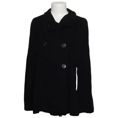 Cape (Schwarz) von Donna by Hallhuber Kaschmir, Polyamid, Wolle