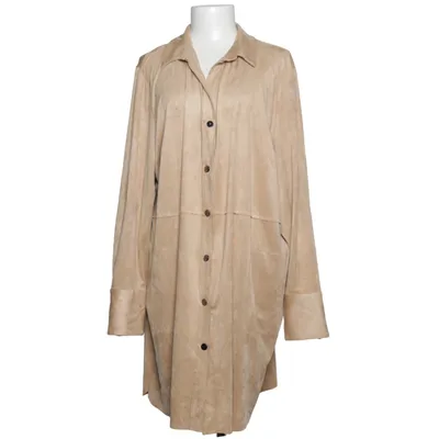 Overshirt (Beige) from Punt Roma Elastane, Polyester