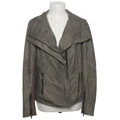 Veste (Gris) de Muubaa Coton, Cuir, Polyester