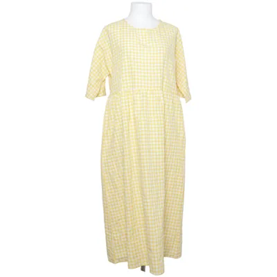 Jurk (Geel, Wit) van Zanzea Collection Polyester