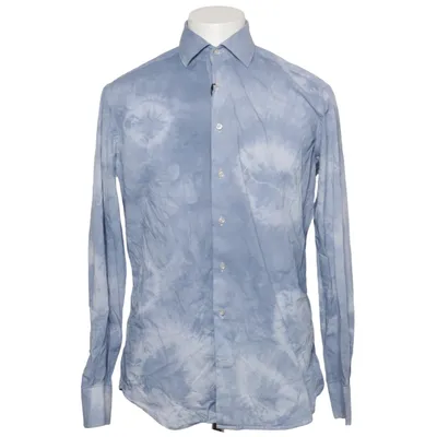 Chemise (Bleu) de Hackett Mayfair Coton, Élasthane, Polyamide