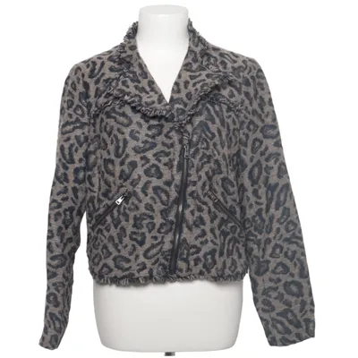 Jacket (Blue, Gray, Black) from Oui Collection Acetate, Cotton, Viscose, Wool
