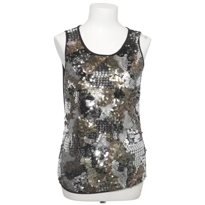 Débardeur (Noir, Argent, Or) de Amy Vermont Élasthane, Polyester