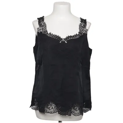Top (Schwarz) von Madeleine Baumwolle, Seide