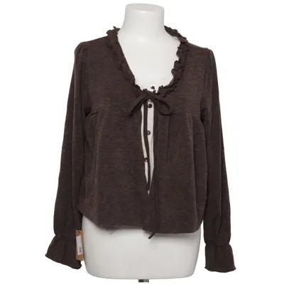 Cardigan (Brown, White) from Mi