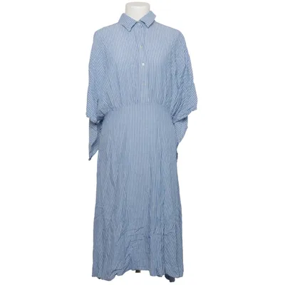 Shirt dress (Blue, White) from Souvenir Cotton, Linen, Viscose
