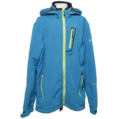Softshell jacket (Blauw) van Stop + Go Elastaan, Polyester