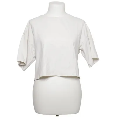 T-shirt (Wit) van Abricot Coco Katoen, Elastaan