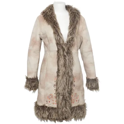 Shearling jacket (Beige, Brown, Multicolored) from Rino & Pelle Acrylic, Polyester