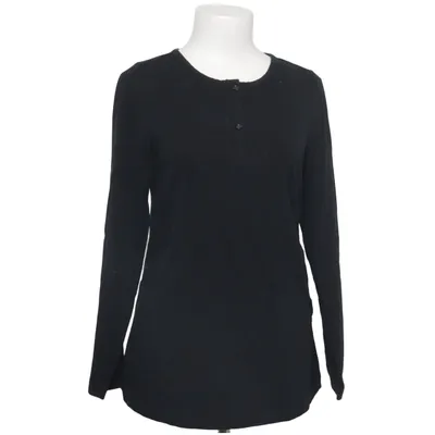 T-shirt manches longues (Noir) de Vivance Dreams Coton, Élasthane
