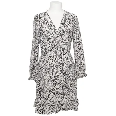 Robe portefeuille (Blanc, Noir) de In April 1986 Polyester, Viscose