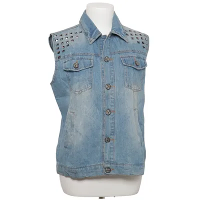 Jeansväst (Blå) från A.M. Bomull, Polyester