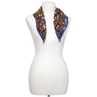 Suit scarf (Black, Multicolored) from Codello Silk