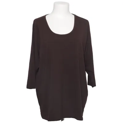 Lange mouwen shirt (Bruin) van Yoek Elastaan, Viscose