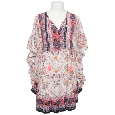 Kaftan (Weiß, Mehrfarbig) von Purple Queen Polyester