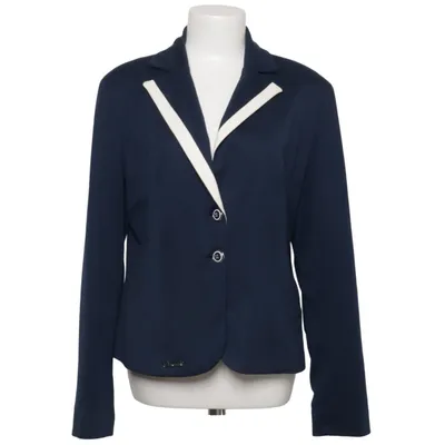Kavaj (Blå, Vit) från DoraBella Elastan, Polyester, Viskos