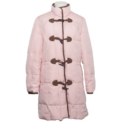 Duffle jas (Roze) van Jürgen Michaelsen Dons, Veer, Polyester