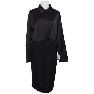 Robe chemise (Noir) de Halston Polyester