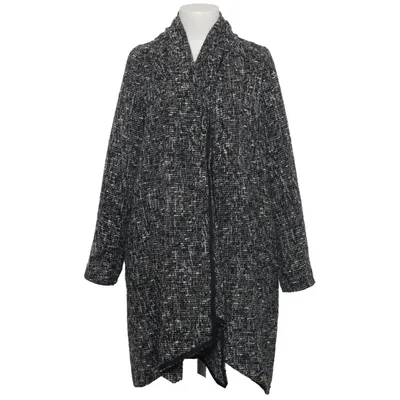 Manteau (Noir, Blanc) de Heine Acrylique, Coton, Polyester, Laine