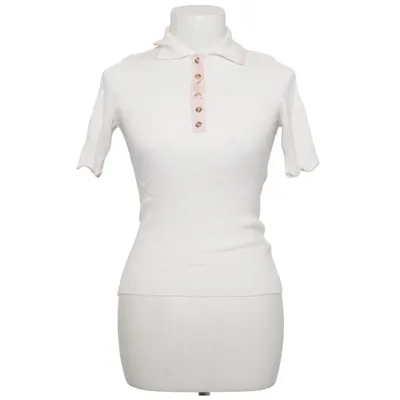 Polo (Blanc) de Lost Ink Polyamide, Viscose