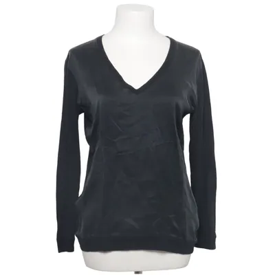 Langarmshirt (Schwarz) von Majestic Filatures Kaschmir, Baumwolle, Seide