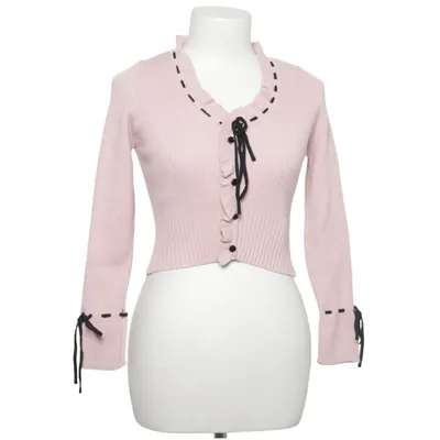 Cardigan (Pink) fra Dazy Akryl, Polyamid, Polyester