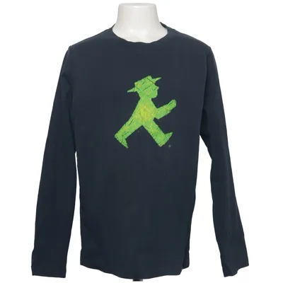 Långärmad t-shirt (Grå, Grön) från Ampelmann Ekologisk bomull