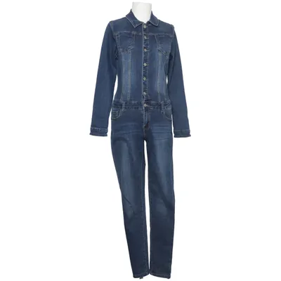Jumpsuit (Blue) from Nina Carter Cotton, Elastane, Polyester
