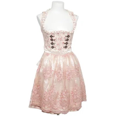 Dirndl (Roze, Wit) van Krüger Madl Katoen, Polyester