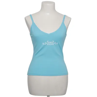Tank Top (Blue) from Ferré Cotton, Elastane