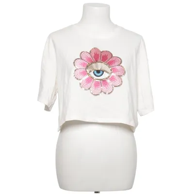 T-shirt (Hvid, Flerfarvet) fra Ciao Milano Bomuld, Elastan