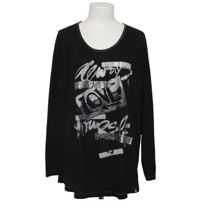 Lange mouwen shirt (Zwart) van Trendy Polyamide, Viscose