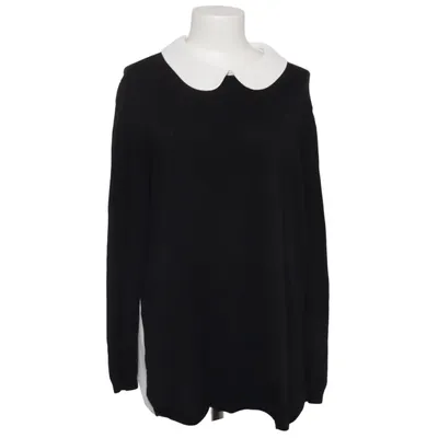 Sweater (Sort, Hvid) fra Sheego Trend Bomuld, Viscose