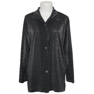 Shirt (Gray) from Vicky Metallic fiber, Polyester