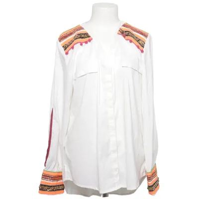 Blouse (Blanc, Multicolore) de Almatrichi Polyester