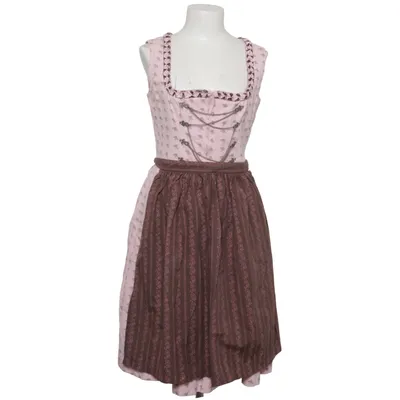 Dirndl (Rosa, Brun) från Almsach Bomull