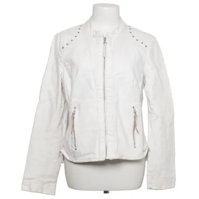 Veste de motard (Blanc) de Superstar Coton, Élasthane