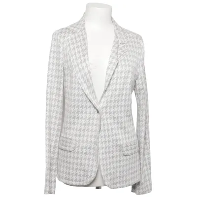 Blazer (Gris, Blanc) de Your&Self Élasthane, Polyamide, Viscose