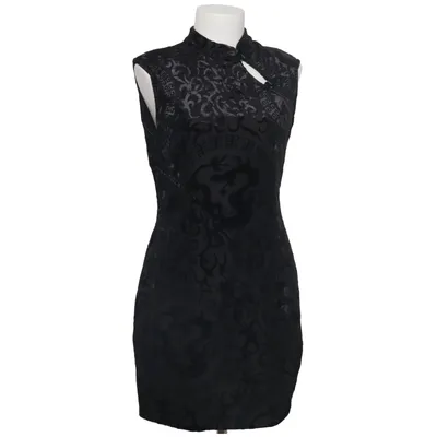 Dress (Black, Gray) from Punk Rave Elastane, Polyamide, Polyester