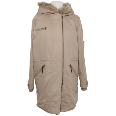 Parka (Beige) de Wrap Acrylique, Coton, Polyester