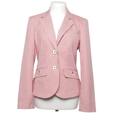 Blazer (Rot, Weiß) von Christian Berg Elasthan, Polyester, Viskose