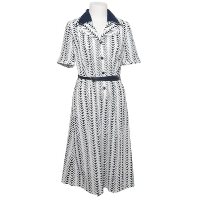 Robe chemise (Blanc, Bleu) de C&A Polyester