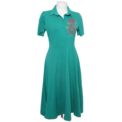 Dress (Green) from Líen & Gíel Elastane, Organic cotton