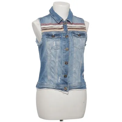 Jeansväst (Denim Tape Waistcoat) från Miss America Bomull, Elastan