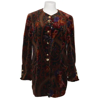Jacke (Mehrfarbig) von Helene Straßer Acetat, Baumwolle, Cupro