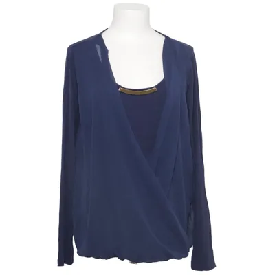Blouse (Bleu) de Rick Cardona Élasthane, Polyester, Viscose