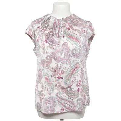 Top (White, Multicolored) from Comma Elastane, Polyester
