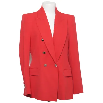 Blazer (Rouge) de Zara Élasthane, Polyester, Viscose